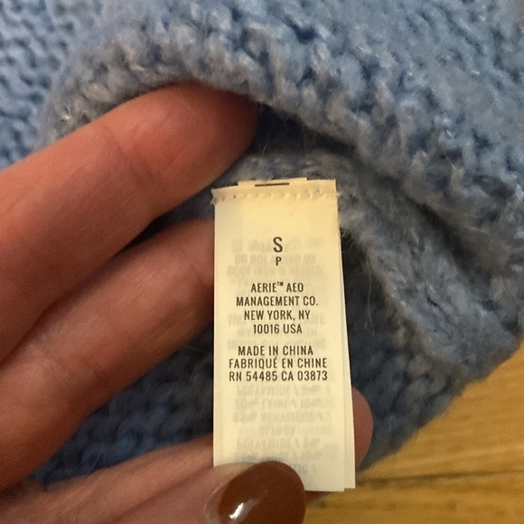 Aerie poly/wool/alpaca blend crewneck sweater, oversized, good condition, size S - Picture 6 of 7